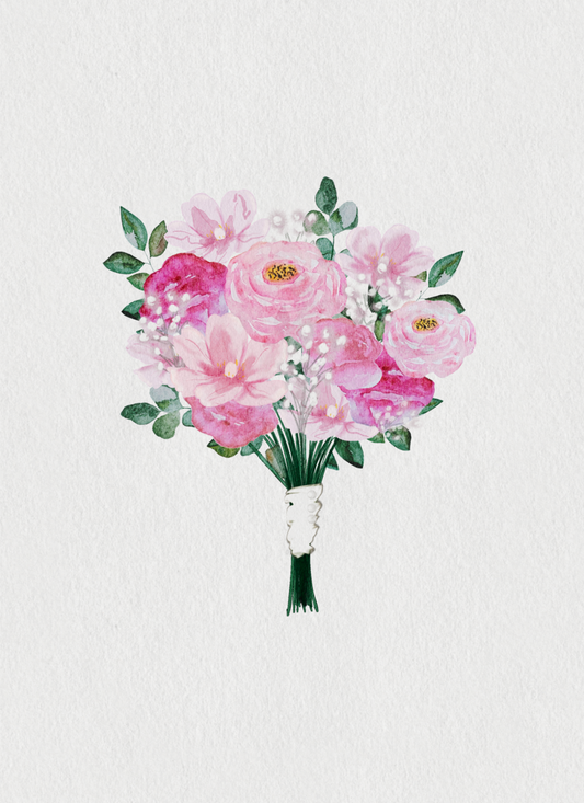Bouquet card