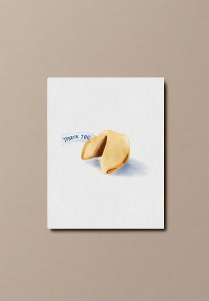 Fortune cookie thank you card