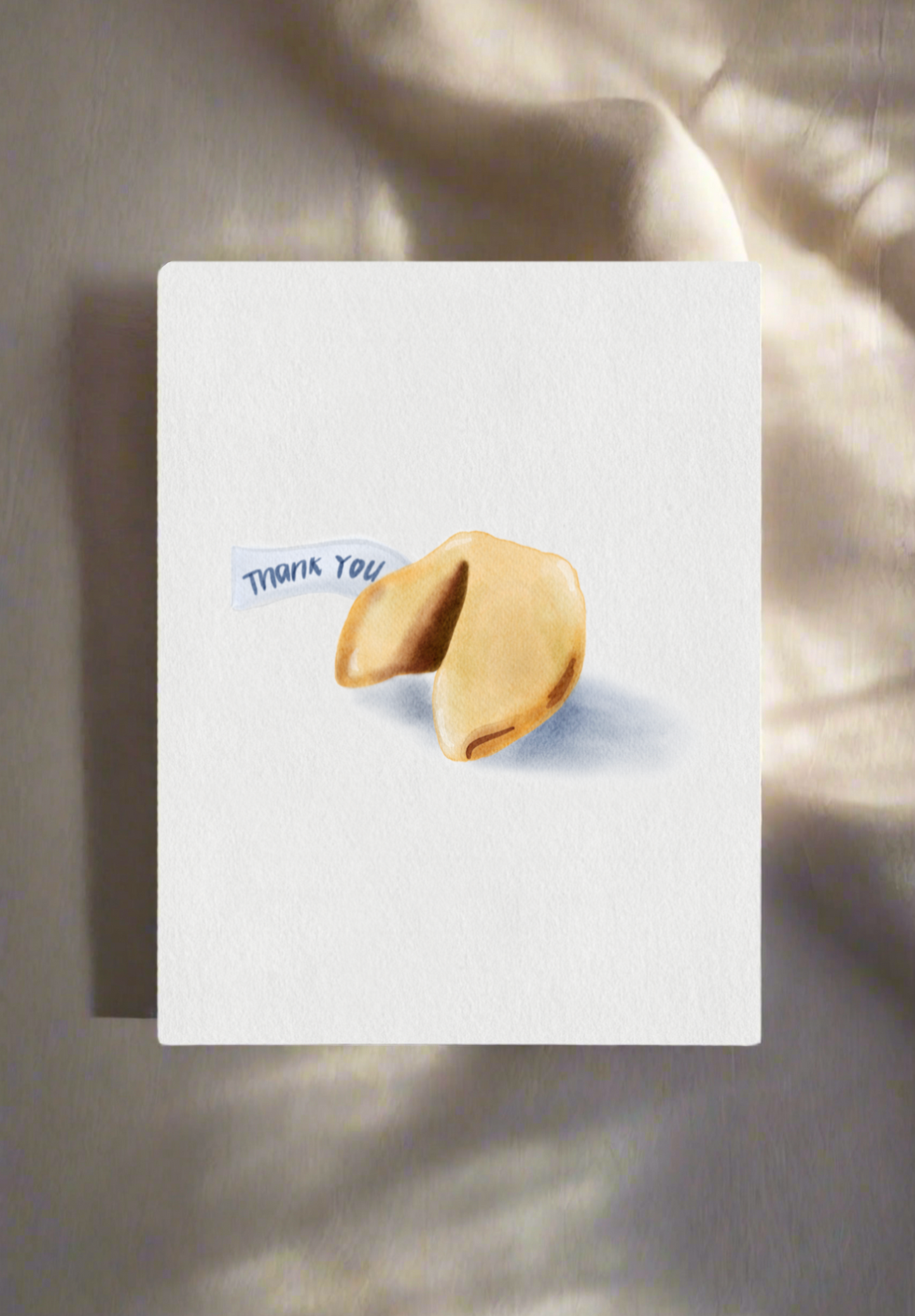 Fortune cookie thank you card